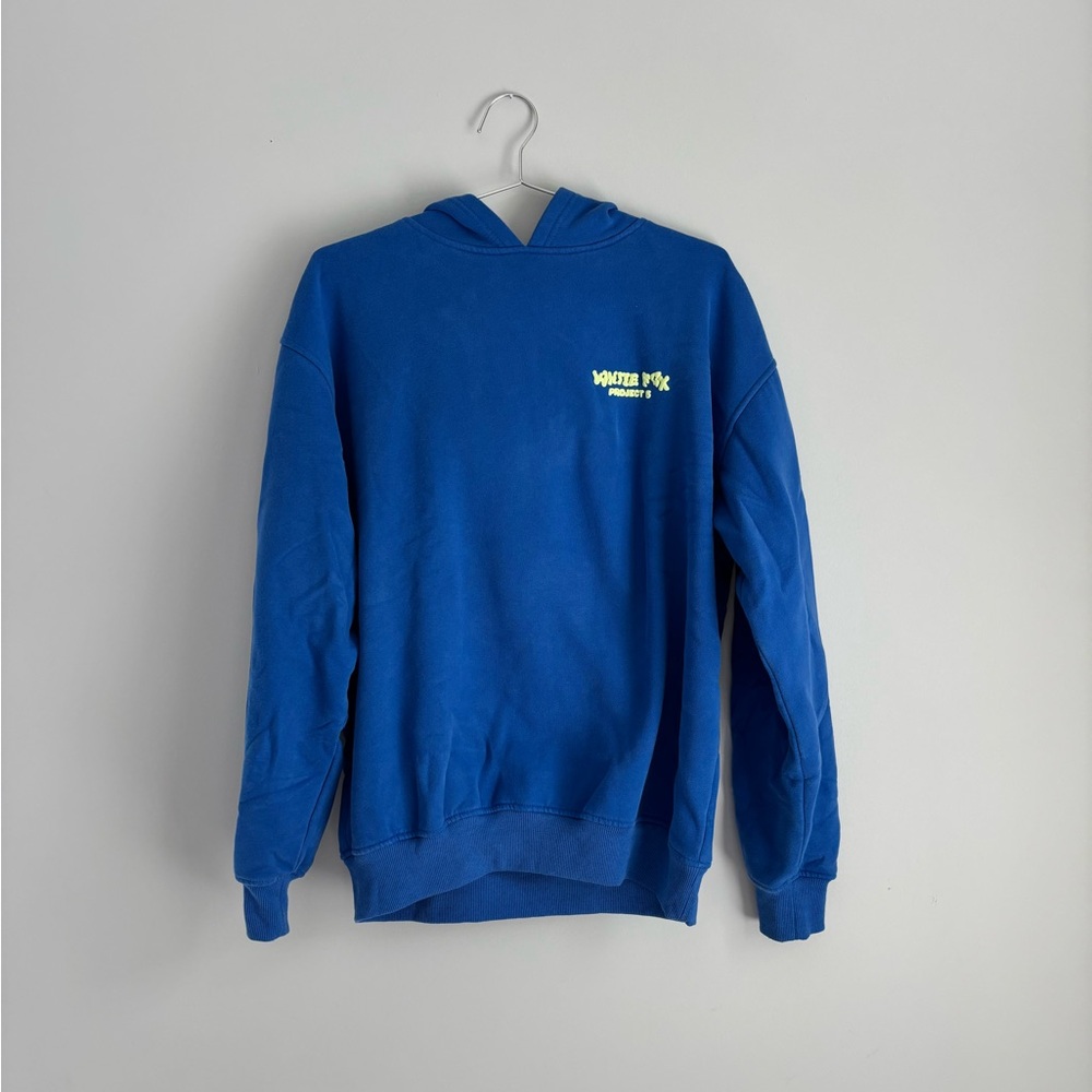Blue White Fox Hoodie